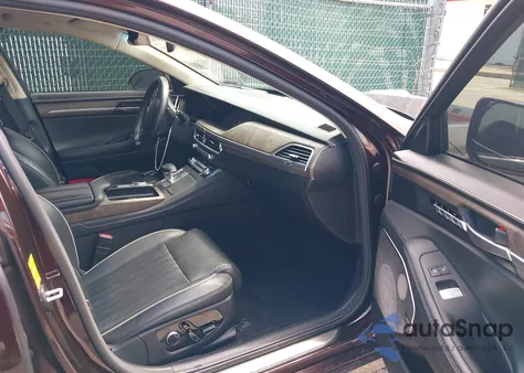 2020 Genesis G90 3.3T Premium Awd z USA, uszkodzony, nr VIN KMTF34PA1LU076087